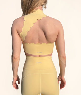 High Neck Scallop Top