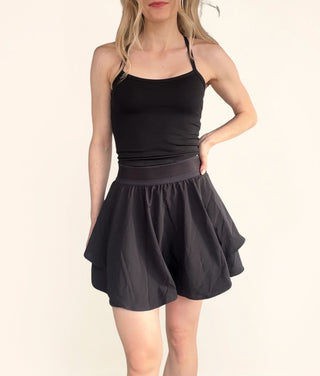 Sway Pocket Skirt, Black